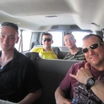 van ride to the Villagio Mall