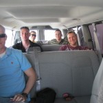 van ride to villago