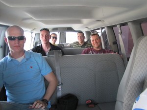 van ride to villago